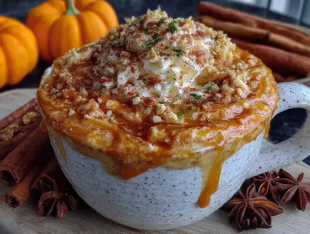 Einfacher Pumpkin Spice Latte mit echtem Kürbispüree - featured image