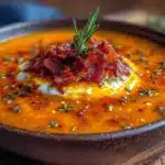 Kremige Kokos-Kürbissuppe mit Ingwer - featured image