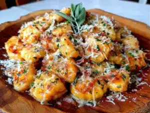 Kürbis-Gnocchi mit Salbeibutter - featured image
