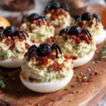 Leichte Teufelseier mit Paprika-Spinnen - featured image
